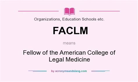 faclm|faclm medicine.